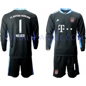 Barn Fotballdrakter Keeper Bayern München Manuel Neuer 1 Borte 2020-21 Langermet